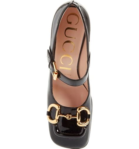 gucci women's bee mary jane pumps|GUCCI Lady horsebit.